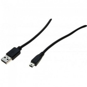 Cordon USB 2.0 type A / mini B - 2 mètres