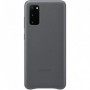 Coque rigide en cuir gris Samsung pour Galaxy S20