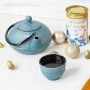 Théière Asagao bleue 900 ml + coffret de thés japonais