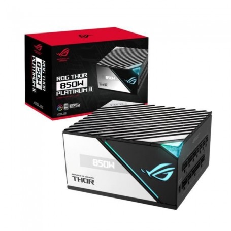 Asus ROG THOR 850W Platinum II unité d'alimentation d'énergie 20+4 pin ATX Noir, Bleu, Gris