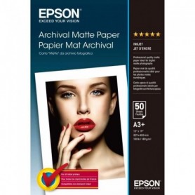EPSON Papier 50 feuilles Mat Archival - A3+ 189g/m² - 32,9 x 48,3 cm