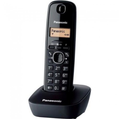 Téléphone fixe Panasonic Noir Ambre