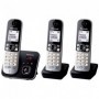 PANASONIC - KXTG6823 - Téléphone sans fil trio - Fonction réduction de