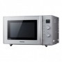 Panasonic - micro-ondes combiné 27l 1000w argent - nncd575mepg
