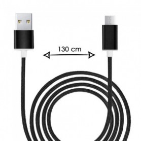 Câble Micro USB pour Konrow Sky Lite   Câble USB Tressé Nylon 1,3 Mètre