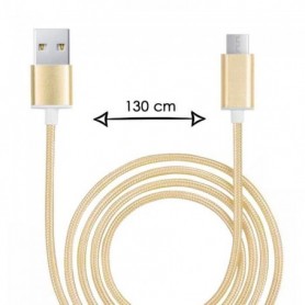 Câble Micro USB pour Haier Elegance E7 Câble USB Tressé Nylon 1,3 Mètre
