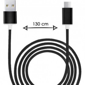 Câble Micro USB pour Huawei P Smart + 2019 Câble USB Tressé Nylon 1,3