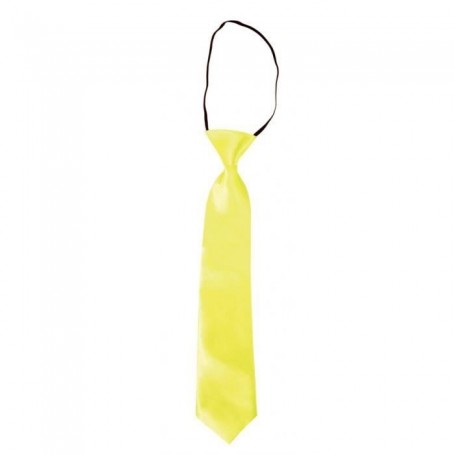 Autre Accessoire Deguisement Vendu Seul - Cravate jaune fluo
