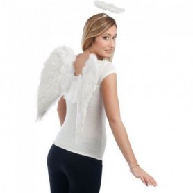 Autre Accessoire Deguisement Vendu Seul - Ailes d'ange en plumes blanches