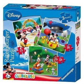 3 puzzles - Mickey et ses amis