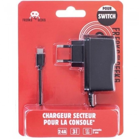 Chargeur secteur FREAKS AND GEEKS pour Console SWITCH