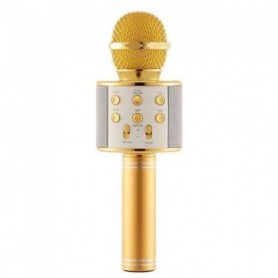 WS858 Microphone Bluetooth Haut-parleur Karaoke KTV Microphone sans fil