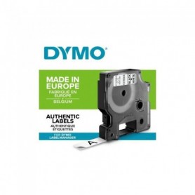 DYMO LabelManager cassette ruban D1 durable, haute résistance, Noir/Blanc