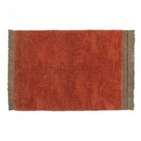 Tapis ethnique laine Naranguru marron - 170 x 240 cm