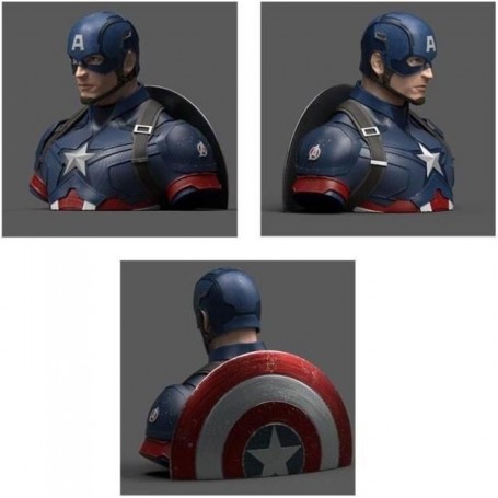 Figurine MARVEL - Captain America Avengers Endgame - Tirelire buste 20cm