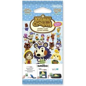 Animal Crossing - Cartes Amiibo - Série 3  (paquet de 3 cartes dont 1 