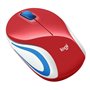 LOGITECH - Souris mini sans fil optique M187  - Rouge