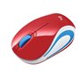 LOGITECH - Souris mini sans fil optique M187  - Rouge