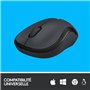 LOGITECH Souris Silencieuse M220 Silent - Sans Fil - Gris/Noir