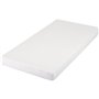 DOMIVA Matelas bébé Droit - Polybambou - Déhoussable. Lavable - Blanc 