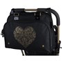 BABY ON BOARD Sac a langer Simply Premium + accessoires - Noir coeur d
