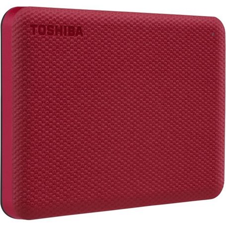 Disque dur externe - TOSHIBA - Canvio Advance - 1 To - Rouge