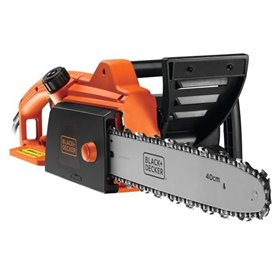 BLACK+DECKER Tronçonneuse 40 cm 1800 W CS1840-QS - Tendeur De Chaîne A