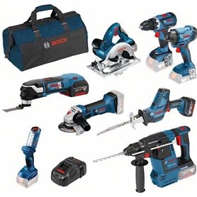 Combo Kits Bosch Professional KIT 8 OUTILS : GSR/GDR/GBH/GWS/GKS/GSA/G