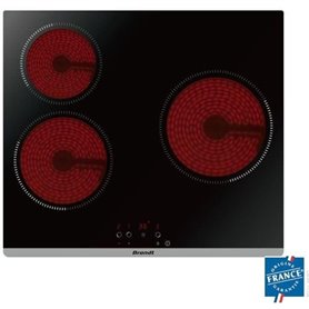 BRANDT BPV6320 Plaque de cuisson vitrocéramique - 3 zones - 5300W - L6