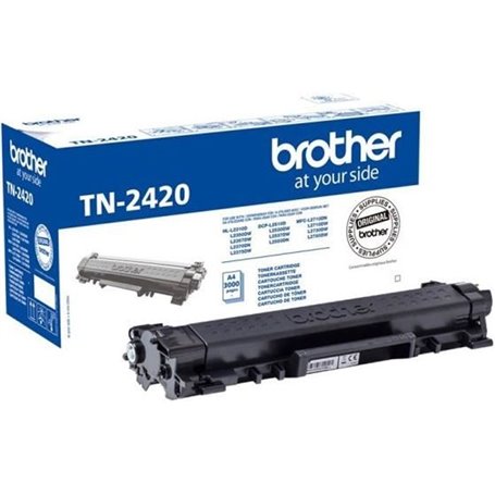 Cartouche de toner noir haute capacité TN2420 - BROTHER - Laser - 3000