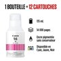 Bouteille d'encre - CANON - GI-56BK - Magenta - Compatibilité MAXIFY G