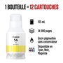 Bouteille d'encre - CANON - GI-56BK - Jaune - Compatibilité MAXIFY GX 