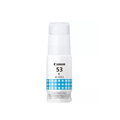 Bouteille d'encre - CANON - GI-53C - Cyan - Compatibilité PIXMA G650 e