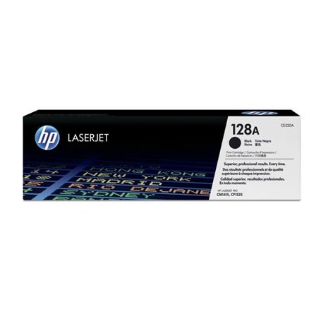 TONER HP 128A (CE320A) noir - cartouche authentique pour imprimantes H