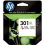 HP 301XL Cartouche d'encre trois couleurs grande capacité authentique 