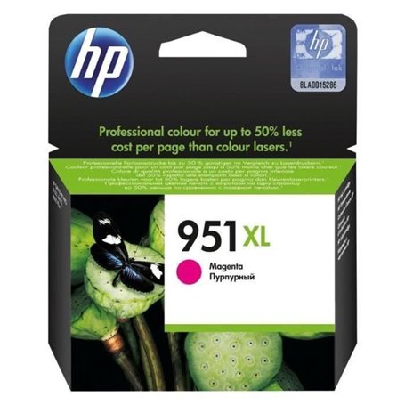 HP 951XL Cartouche d'encre magenta grande capacité authentique (CN047A