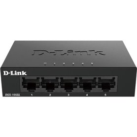 Switch 5 ports Gigabit - Métallique. connecteurs plastique - DLINK - D