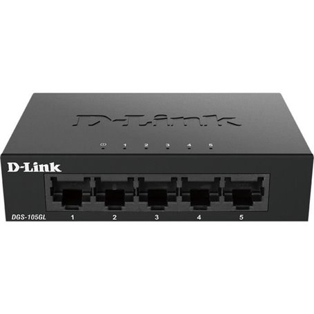 Switch 5 ports Gigabit - Métallique. connecteurs plastique - DLINK - D