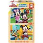 MICKEY & MINNIE - 2 puzzles en bois