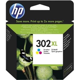 HP 302XL Cartouche d'encre trois couleurs grande capacité authentique 