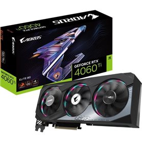 GIGABYTE - Carte Graphique - GeForce - AORUS RTX 4060 Ti ELITE 8G