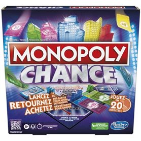Monopoly Chance. jeu de plateau Monopoly rapide pour la famille. pour 
