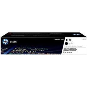 HP 117A Cartouche de toner noir authentique (W2070A) pour imprimantes 