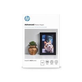 Papier brillant sans bordure HP Advanced - 100 feuilles/10 x 15 cm (Q8