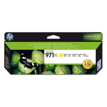 HP 971XL Cartouche d'encre jaune grande capacité  authentique (CN628AE