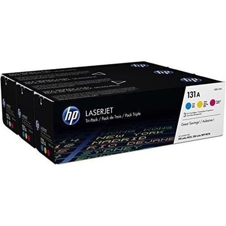 HP 131A Pack de cartouches de toner trois couleurs LaserJet authentiqu