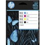 HP 912 Pack de 4 cartouches d'encre noire. cyan. jaune et magenta auth