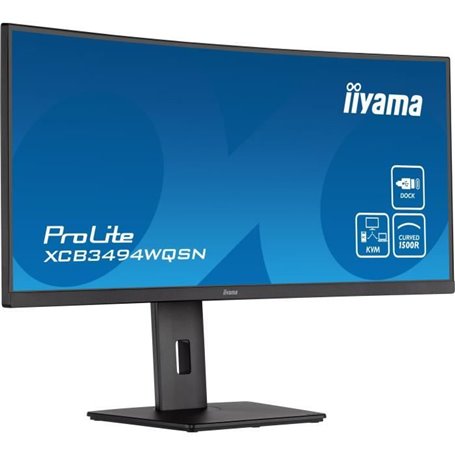 Ecran PC Incurvé - IIYAMA XCB3494WQSN-B5 - 34 UWQHD - Dalle VA - 0.4 m