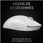 Souris Gaming - sans fil - LOGITECH G - PRO X SUPERLIGHT - Blanc