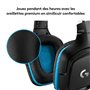 LOGITECH G - Casque Gamer filaire G432 avec son surround 7.1 - Noir